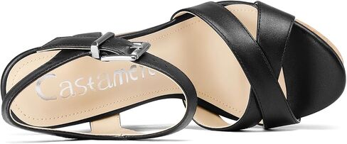 Castamere إمرأة عالية الكعب منصة إسفين كعب الصنادل Slingback مثير الكاحل حزام المفتوحة تو 16 سنتيمتر الكعوب in Kuwait