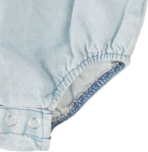 Wrangler Baby Boys' Western Long Sleeve Denim Bodysuit in Saudi Arabia