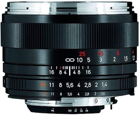 ZEISS Classic Planar ZF.2 T* 50mm f/1.4 Standard Camera Lens for Nikon F-Mount SLR DSLR Cameras, Black in Saudi Arabia
