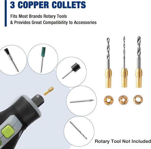 WORKPRO 276-piece Rotary Tool Accessories Kit Universal Fitment for Easy Cutting, Carving and Polishing in Kuwait