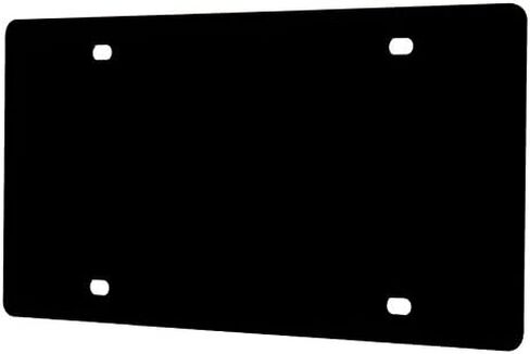 Blank License Plate Laser Cut Mirrored Silver Custom Vanity Plates with 4 Holes Reflective Acrylic for DIY Craft Projects and Customizing Cars Trucks and SUVs by Marketing Holders in Saudi Arabia