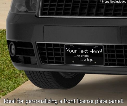 Blank License Plate Laser Cut Mirrored Silver Custom Vanity Plates with 4 Holes Reflective Acrylic for DIY Craft Projects and Customizing Cars Trucks and SUVs by Marketing Holders in Saudi Arabia