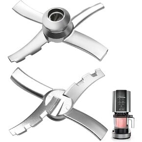 Replacement Paddle Blade Compatible with Ninja Creami NC300 Series Ice Cream Makers, Blade Paddle Replacement for Ninja Creami NC299AMZ, NC301, CN305A, CN301CO (Stainless Steel)