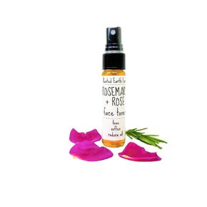 Rosemary and Rose Face Toner - 1 fl oz - Herbal Spray - Facial Mist