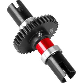 34T Center Differential Upgrades Part for Arrm a 1/7 Felony Infraction Limitless Mojave 6S;1/8 Kraton Outcast Notorious Talion 6s,High Speed 34T Differential Hops up,Black