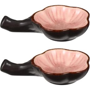 ARTIBETTER 2pcs Multifunctional Inkwell Dish Porcelain Handmade Ink Well Inkstone Ceramic Sumi- e Tray Painting Brush Washer with Brush Holder for Chinese Japanese Calligraphy Practice