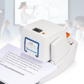 Upgraded Electric Stapler, 65-70 Sheets Capacity, Binding Speed & Margin Adjustable, Automatic Heavy Duty Stapler Including 5500 Staples, Jam-Free