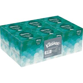 Kleenex® Professional Facial Tissues, Bulk (21400), 2-Ply, White, Flat Facial Tissue Boxes for Business (100 Tissues/Box, 36 Boxes/Case, 3,600 Tissues/Case)