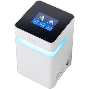 CESCO AirCurie, 5-in-1 Radon Detector, Total Air Quality Monitor [PM1.0, 2.5, 10, CO2, Humidity, Temp] Easy to Use