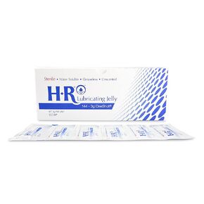 Sterile Bacteriostatic Lubricating Jelly Oneshot Packets for Catheter Insertion, Anti-Chafing and Personal Use, Water Soluble Lubricant, Made in USA, Box of 144 3g Packets