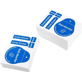 Uonlytech 400 Pcs Film Dust Removal Sticker Monitor Cleaner Screen Cleaner Cleaning Stickers Labeling Stickers Cell Phone Stickers Phone Cleaner Absorber Screen Wipes Remover Keyboard Paper
