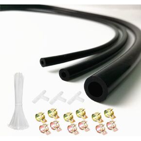 Universal Automotive Engine Room Vacuum Silicone Hose Dress Up DIY Kit, Suitable for All Models of Toyota - Red