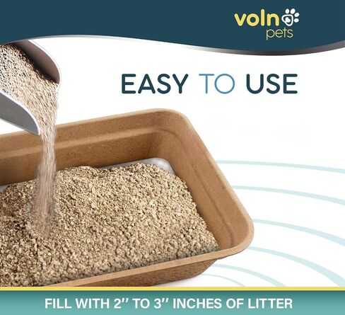 صناديق فضلات القطط للاستعمال مرة واحدة من الحيوانات الأليفة (8 عبوات)، مضادة للتسرب والرائحة وماصة للسوائل، صندوق فضلات القطط للاستعمال مرة واحدة، صندوق فضلات كبير للاستعمال مرة واحدة، صندوق فضلات سهل التنظيف، صندوق فضلات القطط عديم الرائحة in Kuwait