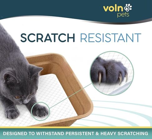 صناديق فضلات القطط للاستعمال مرة واحدة من الحيوانات الأليفة (8 عبوات)، مضادة للتسرب والرائحة وماصة للسوائل، صندوق فضلات القطط للاستعمال مرة واحدة، صندوق فضلات كبير للاستعمال مرة واحدة، صندوق فضلات سهل التنظيف، صندوق فضلات القطط عديم الرائحة in Kuwait