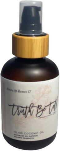 Island Coconut Body Oil Lightweight Body Oil for Dry Skin, Sheer Moisturizer Organic Blend of Vitamin E, Vitamin A & More in Saudi Arabia