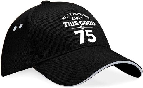 75th Birthday Gift Baseball Cap Hat 75 Idea Present keepsake for Women Men Seventy Five in Saudi Arabia