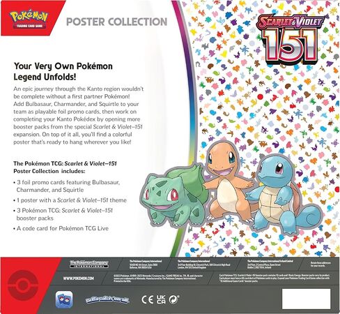 مجموعة ملصقات بوكيمون TCG Scarlet & Violet 3.5 بوكيمون 151 in Saudi Arabia