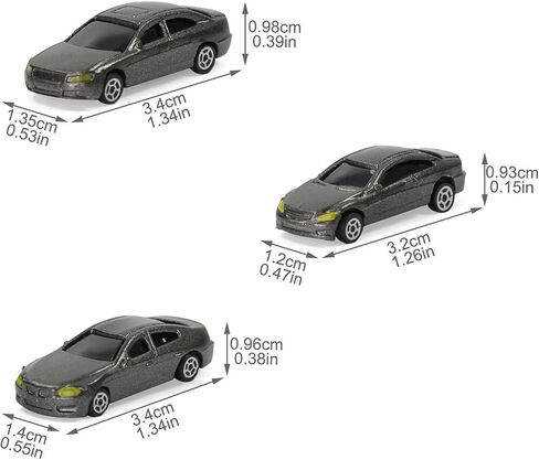 Evemodel 50pcs Z Scale N Scale 1:200 Model Car Model Train Layout Building Accessories Scenery in Kuwait