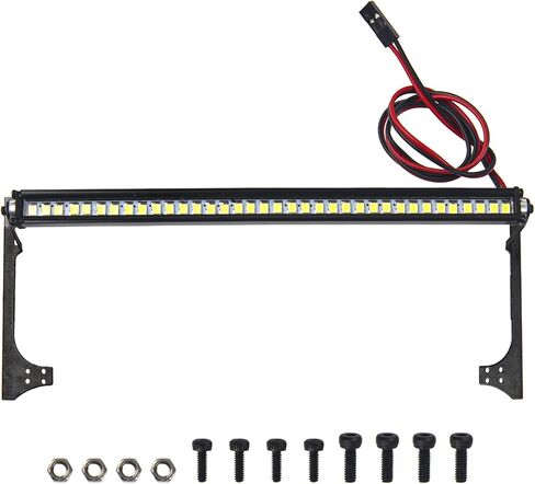 5.9 بوصة RC 36Led شريط إضاءة LED سقف مصباح LED هيكل هيكل ضوء سقف متوافق مع Traxxas TRX-4 SCX10 90046 D90 SCX10 II CC01 Redcat Gen7 1/10 RC شاحنة سيارة زاحفة (قوس رانجلر) in Saudi Arabia