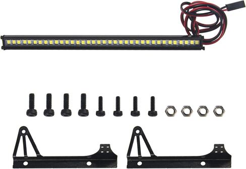 5.9 بوصة RC 36Led شريط إضاءة LED سقف مصباح LED هيكل هيكل ضوء سقف متوافق مع Traxxas TRX-4 SCX10 90046 D90 SCX10 II CC01 Redcat Gen7 1/10 RC شاحنة سيارة زاحفة (قوس رانجلر) in Saudi Arabia