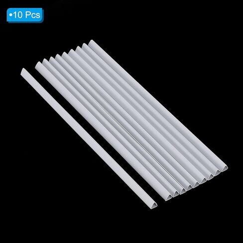 PATIKIL 10mm Binding Bars, 10 Pcs Plastic Binding Bars Slide Grip 70 Sheets Capacity A4 Binding Bars for Report Cover Office Study, Black in Saudi Arabia