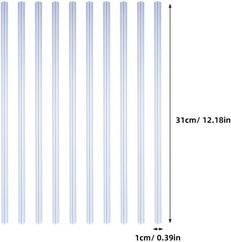 30 قطعة من قضبان التجليد وقبضة الشرائح وقضبان ربط التقارير المدرسية وقضبان العمود الفقري الشفافة مقاس A4 وقضبان توثيق المستندات للكتب والمكتب المدرسي باللون الأبيض in Kuwait
