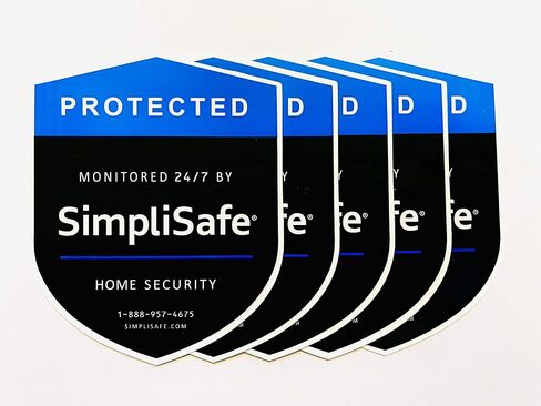 5 Door/Window Stickers - Home Security Alarm Decal for Simpli-Safe in Saudi Arabia