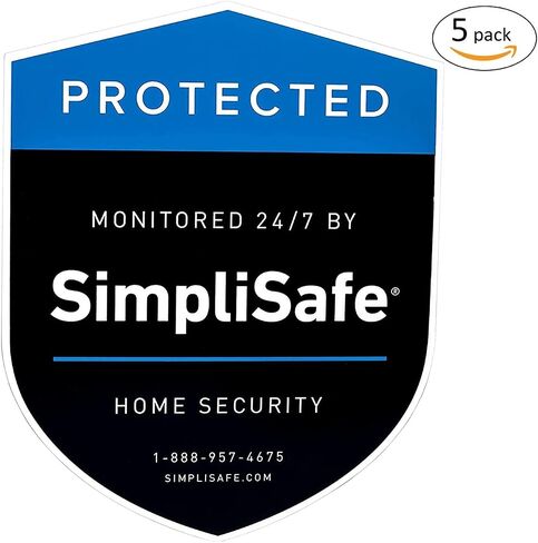 5 Door/Window Stickers - Home Security Alarm Decal for Simpli-Safe in Saudi Arabia