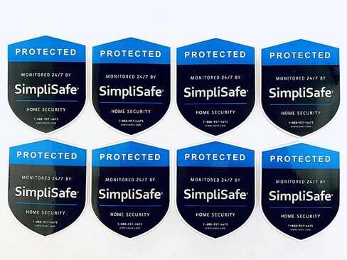 5 Door/Window Stickers - Home Security Alarm Decal for Simpli-Safe in Saudi Arabia