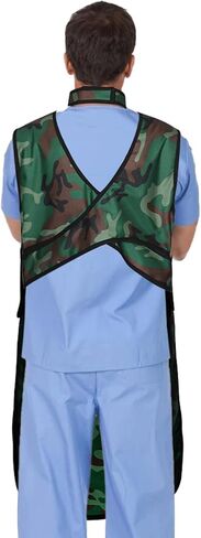 Lead Apron for X-rays - 0.5mmpb Lead Protection with Thyroid Collar Lightweight Dentist x-ray Shield （Adult） in Kuwait