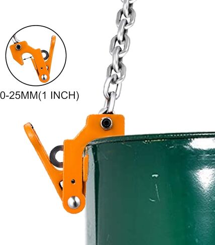 رافع طبل سلسلة موفورن، إطار فولاذي من خليط معدني بسعة 2000، رافع طبل سلسلة G80، رافع طبل عمودي صلب لبراميل بلاستيكية ومعدنية بسعة 55 جالون in Kuwait