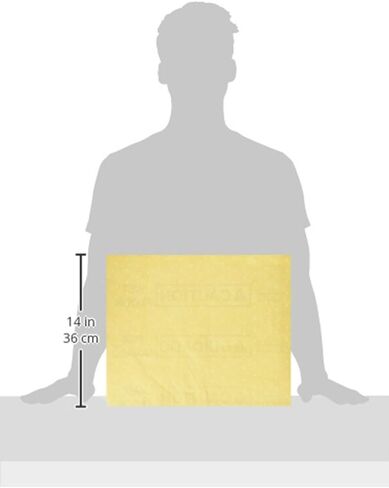 Rubbermaid Commercial Over-the-Spill Pad Station, Medium, Highly Absorbent, Slip-Resistant, "Caution Wet Floor", Yellow (FG425300YEL) in Saudi Arabia