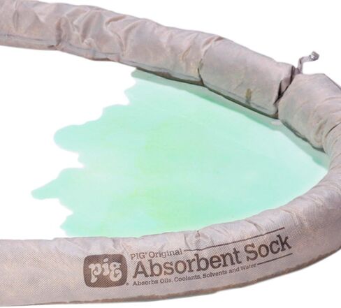 New Pig Original Absorbent Sock - 12 Socks - 3" x 42" - Absorbs up to 64 oz per Sock - PIG237 in Kuwait