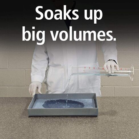 New Pig Absorbent Mat Pads | 100 Oil Spill Mats | 15" x 19" Perforated Pads | Each Pad Absorbs 30 oz | Total Absorbency is 24 Gallons | Heavyweight | PMB30123 in Saudi Arabia