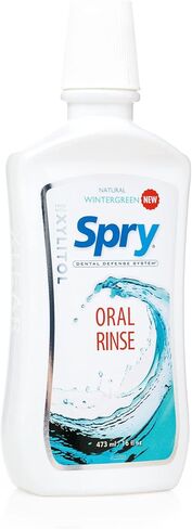 Spry Xylitol Oral Rinse, Spearmint - 16 fl oz (Pack of 2) in Saudi Arabia