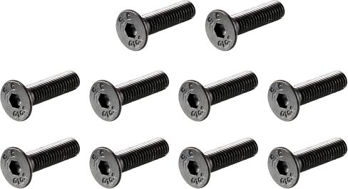 uxcell M3x8mm 10.9 Carbon Steel Countersunk Head Hex Socket Screw Pack of 50 in Saudi Arabia