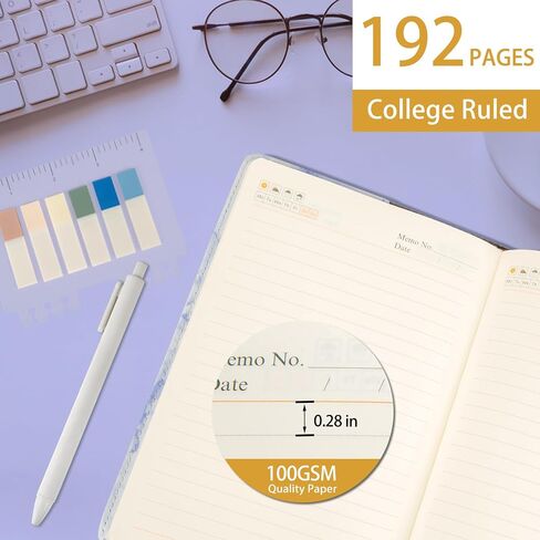 Marble Diary with Lock, 192 Pages College Ruled Secret Journal with Lock, Waterproof Diary with Lock, A5 Journal with Lock, Cute Diary Stuff for Teen Girls (Purple) in Saudi Arabia