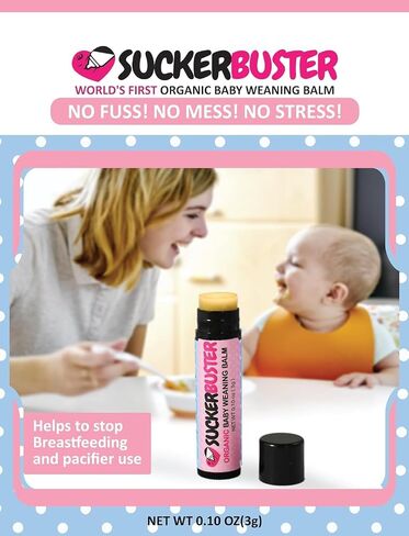 Baby Breastfeeding Weaning Balm Stick - 10oz, Organic Nipple Cream in Balm Stick - Postpartum Essentials, Stop Breastfeeding Essentials in Saudi Arabia