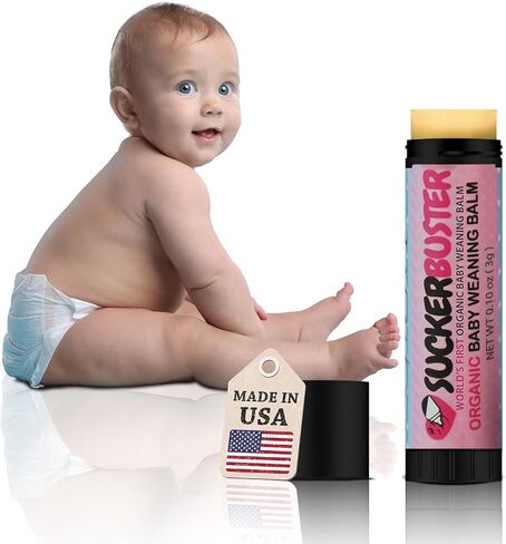 Baby Breastfeeding Weaning Balm Stick - 10oz, Organic Nipple Cream in Balm Stick - Postpartum Essentials, Stop Breastfeeding Essentials in Saudi Arabia