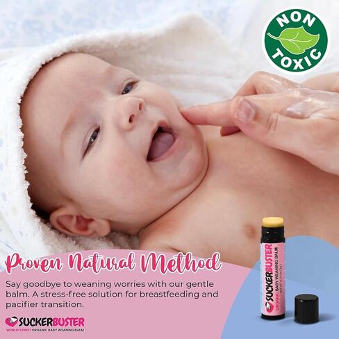 Baby Breastfeeding Weaning Balm Stick - 10oz, Organic Nipple Cream in Balm Stick - Postpartum Essentials, Stop Breastfeeding Essentials in Saudi Arabia