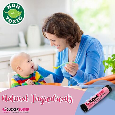 Baby Breastfeeding Weaning Balm Stick - 10oz, Organic Nipple Cream in Balm Stick - Postpartum Essentials, Stop Breastfeeding Essentials in Saudi Arabia