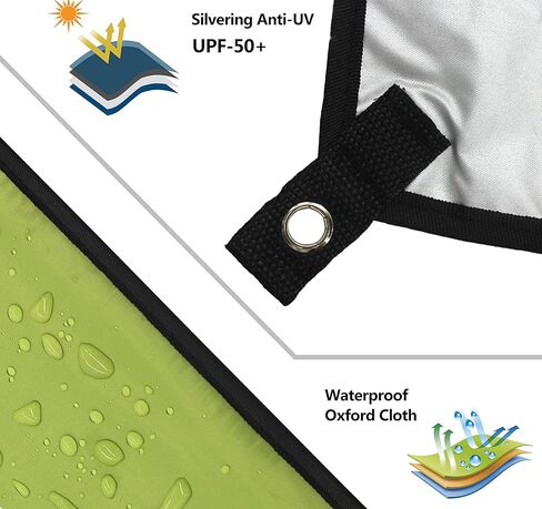 WoneNice 10 x 13 Ft Camping Hammock Tarp, Waterproof Windproof Lightweight Durable Rainfly Shelter. Perfect Tent Tarp for Backpacking, Hiking, and Travel in Kuwait