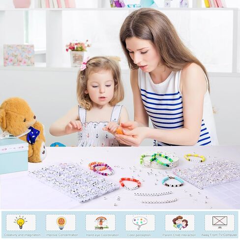 QUEFE 2940pcs Gold Letter Beads for Bracelets, 78 Styles Alphabet Beads with Colorful Heart Beads for Bracelets and Jewelry Making (4x7mm, White & Colorful & Gold) in Kuwait