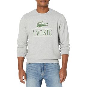 Lacoste Men's Large Croc Graphic Crew Neck Sweatshirt in Kuwait