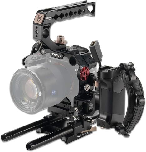 Tiltaing Camera Cage Kit E Compatible with Sony a7S III Camera | a7S III Pro Kit with Handles, NATO Rail | TA-T18-E-B (Black) in Kuwait
