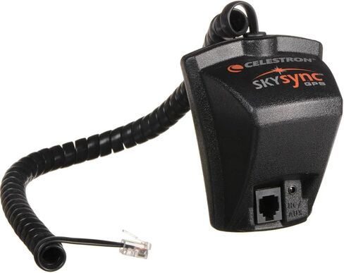 Celestron - ملحق SkySync Telescope GPS، أسود (93969) ووحدة SkyPortal WiFi - التحكم في تلسكوب Celestron المحوسب الخاص بك عبر الهاتف الذكي ومحول تيار متردد 18778 (أسود) in Saudi Arabia