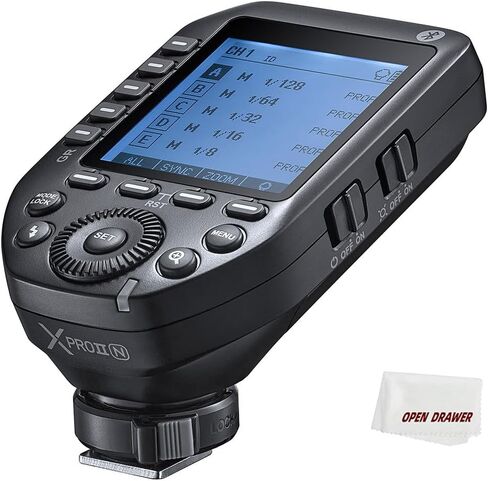 Godox XproII-C Trigger, Godox Flash Trigger for Canon, TTL Wireless Flash Trigger, HSS 1/8000s, 11 Customizable 5 Group Button, Can Bluetooth Connection (XproII-C) in Saudi Arabia