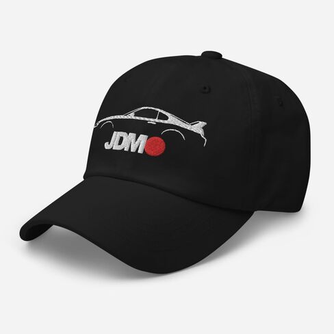 Japanese Car Culture 90s JDM Supra Dad hat Custom Embroidered Outline Silhouette in Saudi Arabia