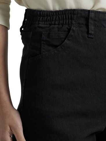 Lee Women's Petite Relaxed Fit Side Elastic Tapered Leg Jean in Saudi Arabia