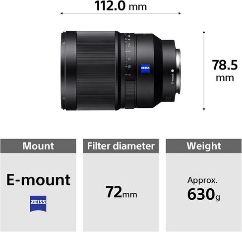 Sony SEL35F14Z E Mount - Full Frame Distagon T* 35mm F1.4 Zeiss Lens in Saudi Arabia